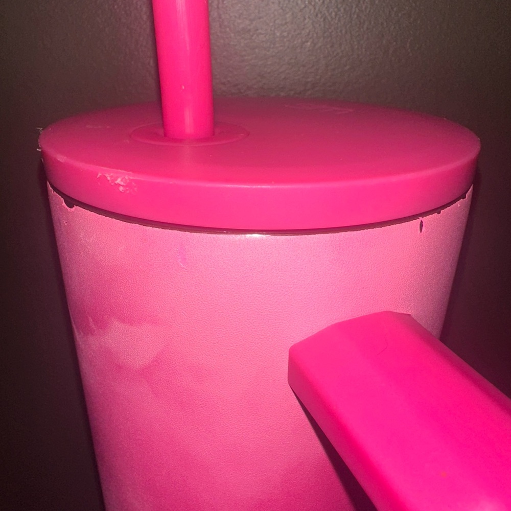 Tye Dye Pink Trek Tumbler with Straw